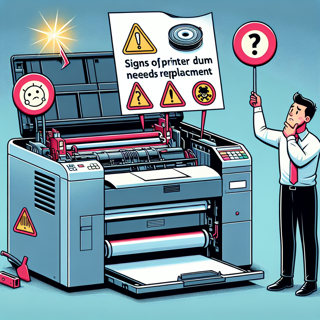 Apa saja tanda-tanda bahwa drum printer perlu diganti?